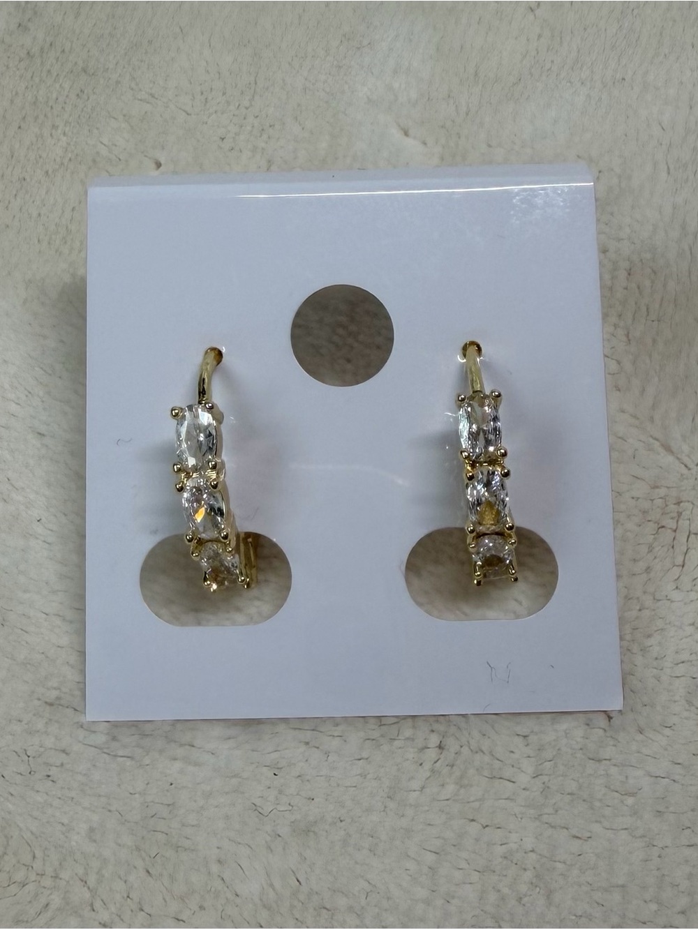 Florentine Huggie Hoop Earrings